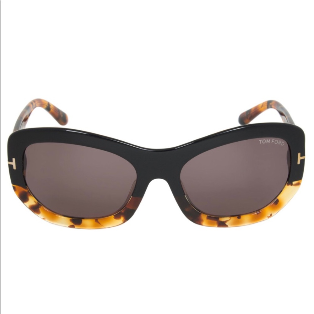 Tom Ford Amy Sunglasses FT0382 57 mm Black Havana